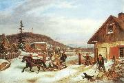 The Toll Gate Cornelius Krieghoff